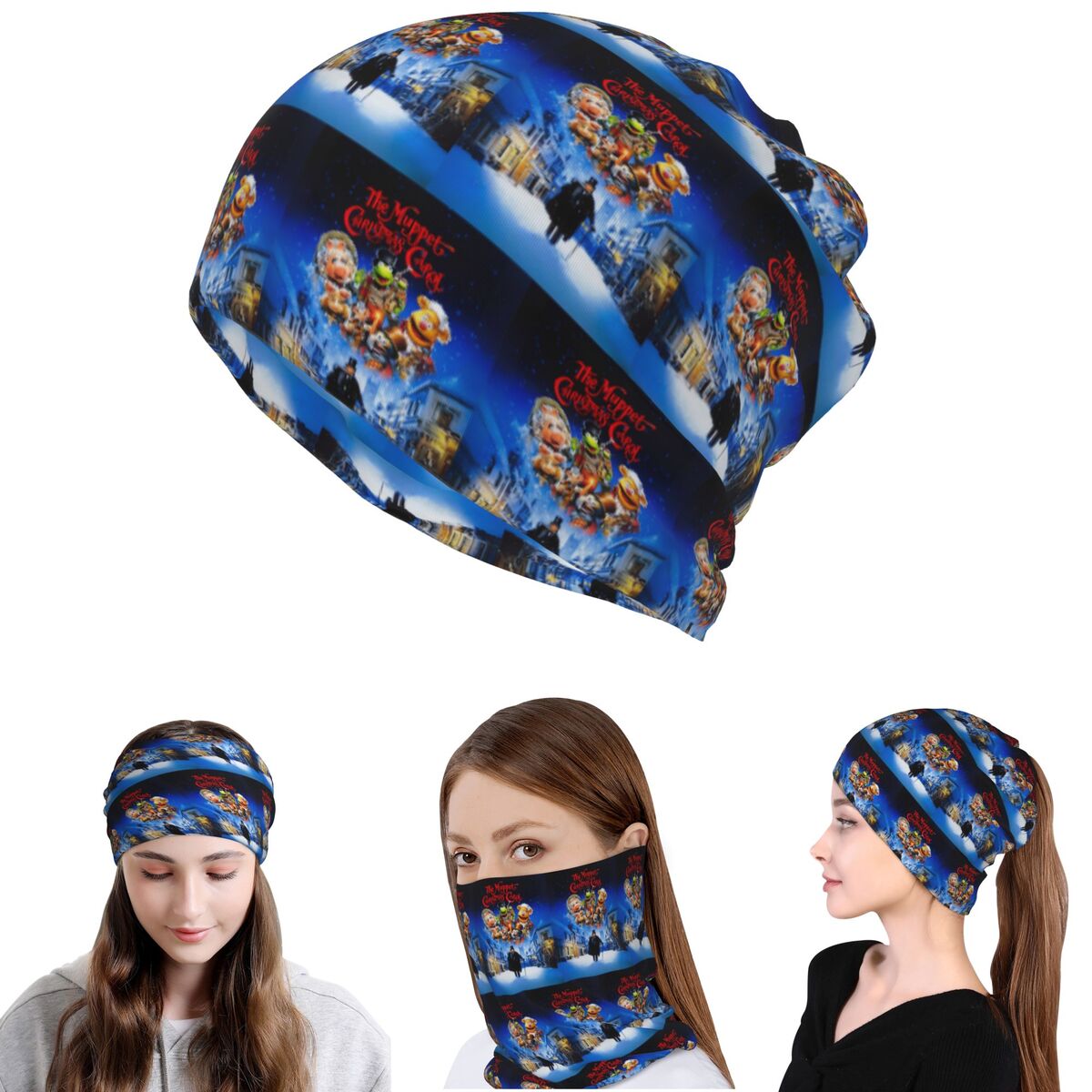 Muppet Christmas Carol Bandana - Knit Beanie Hat Warm ulasan dan harga