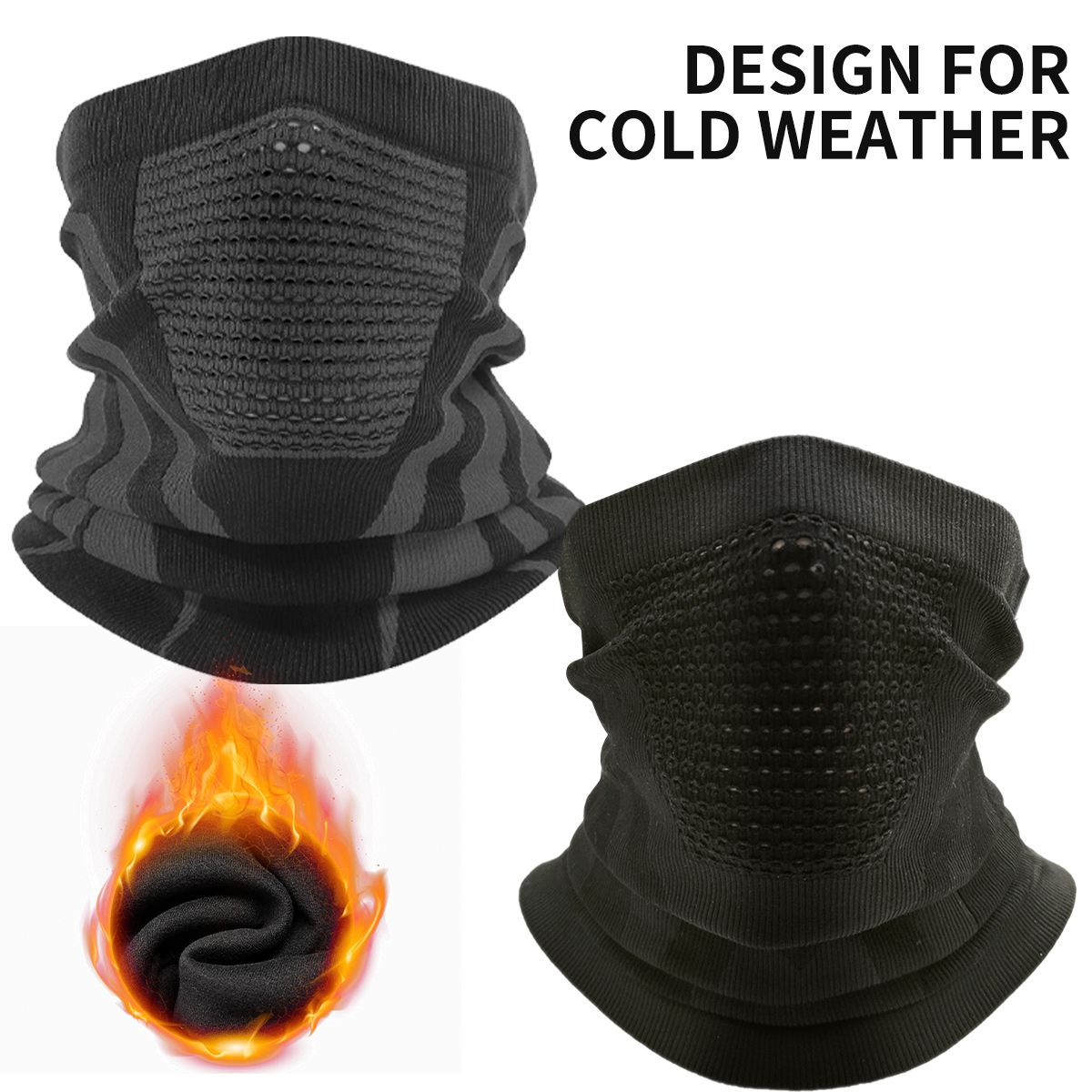 Winter Neck Warmer Gaiter Warm - Neck Gaiter Fleece ulasan dan harga