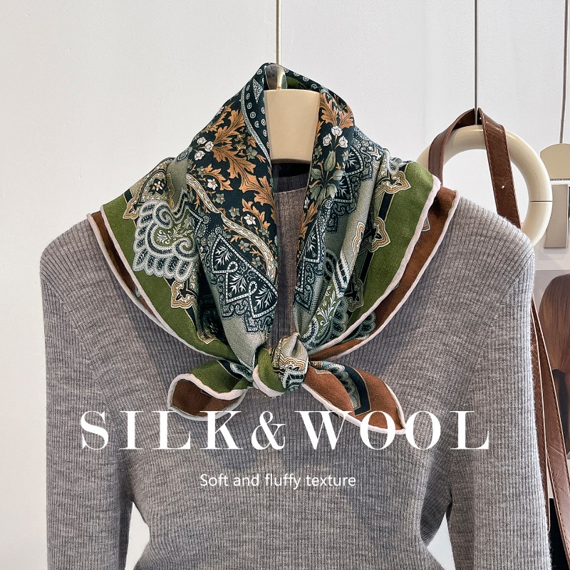 Central Compass Persian Floral - Shawl Wrap Winter ulasan dan harga