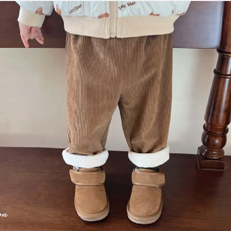 Autumn Winter Children Clothes - Corduroy Pant Warm ulasan dan harga