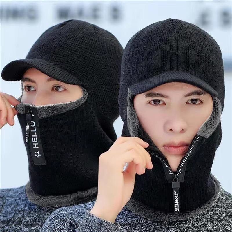 New Men Winter Warm Wool Hat O - Wool Scarf Men ulasan dan harga