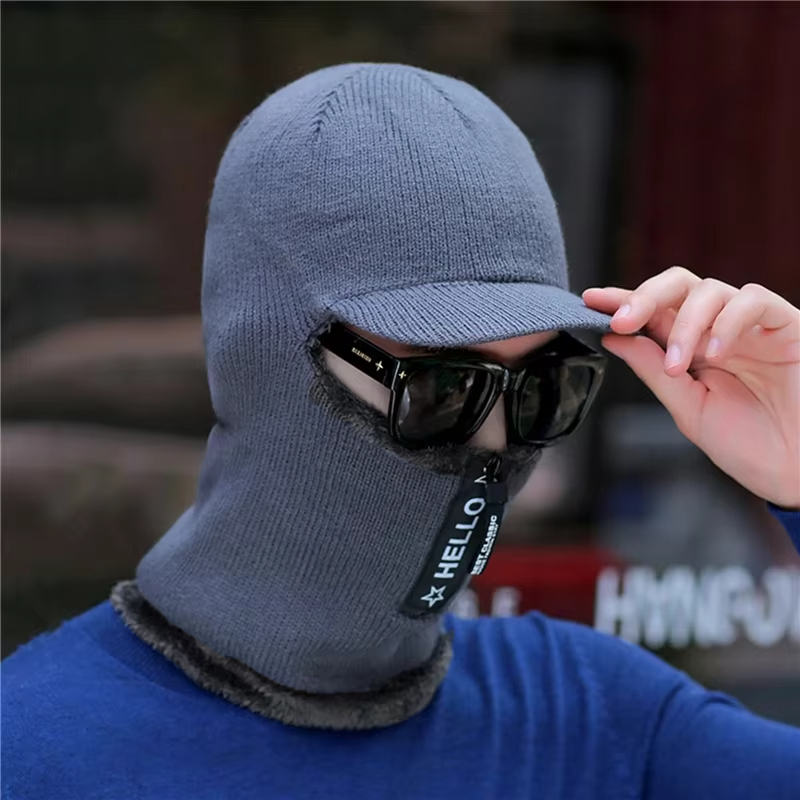 New Men Winter Warm Wool Hat O - Wool Scarf Men ulasan dan harga