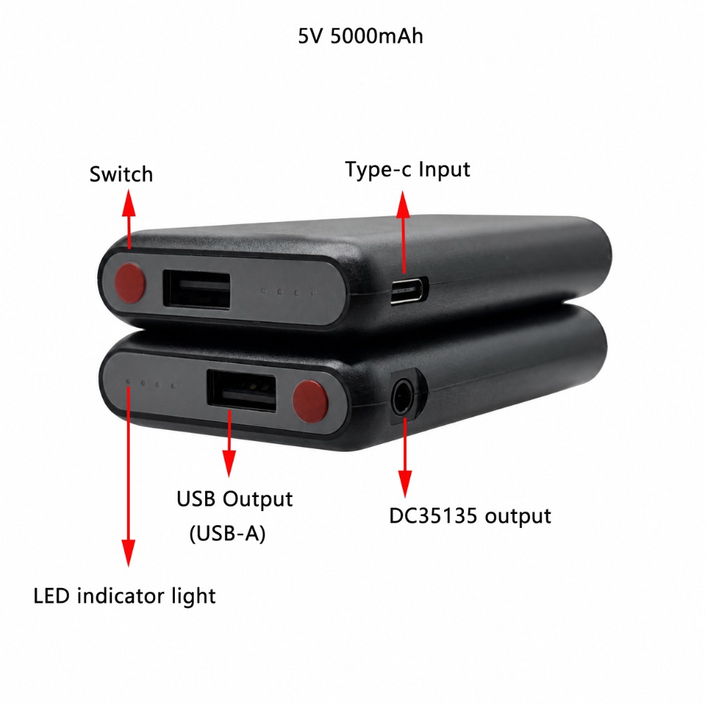 5V 5000mAh Heated Gloves Batte - Heated Vest Battery ulasan dan harga
