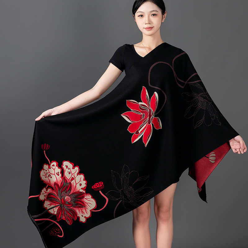 Women Winter Shawl Cashmere Sc - Cashmere Pashmina Wrap ulasan dan harga