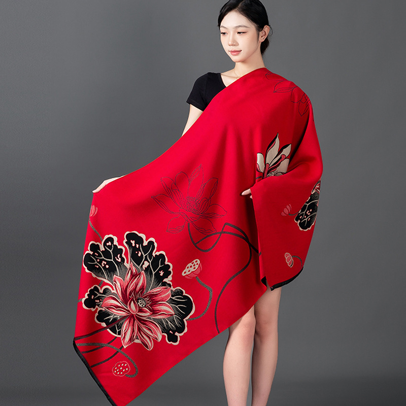 Women Winter Shawl Cashmere Sc - Cashmere Pashmina Wrap ulasan dan harga