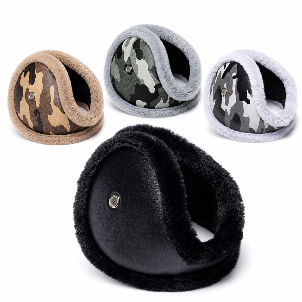 New PU Leather Winter Earmuffs - Earmuffs Foldable ulasan dan harga