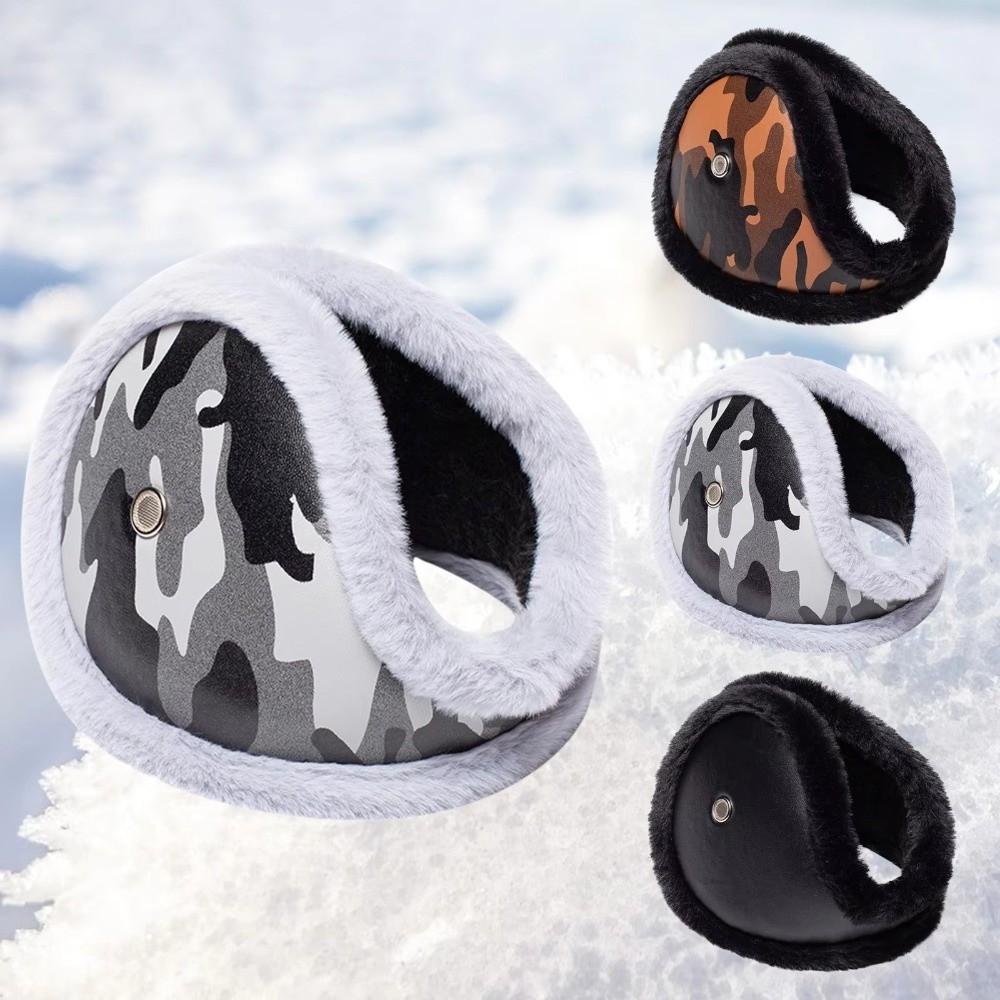 New PU Leather Winter Earmuffs - Earmuffs Foldable ulasan dan harga