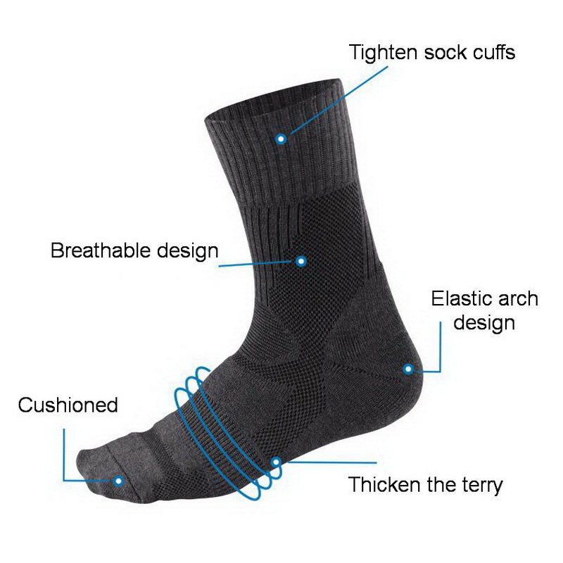 1 Pair Merino Wool Sock Winter - Thermal Sock Wool ulasan dan harga