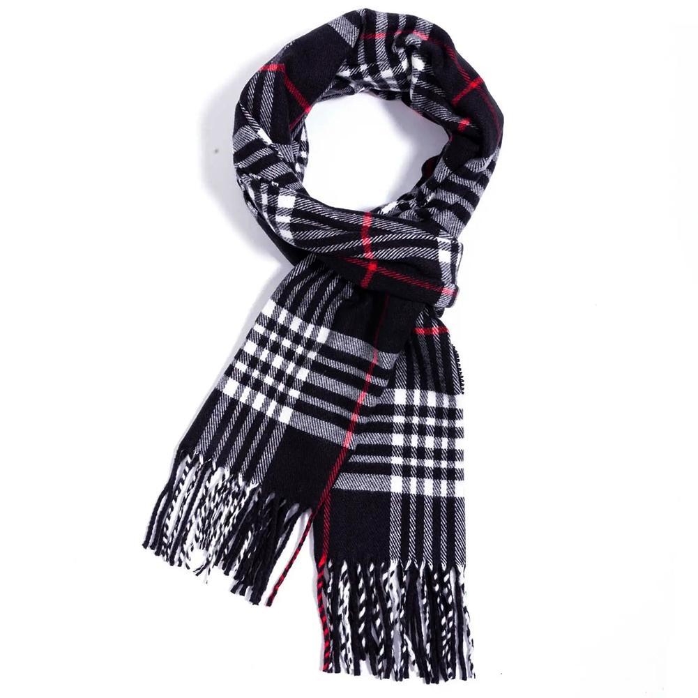 British Style Winter Scarves F - Wool Scarf Men ulasan dan harga