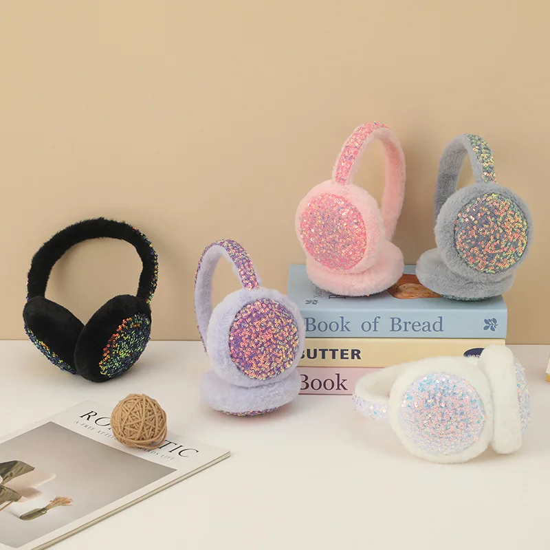 Women's Earmuffs Korean Glitte - Earmuffs Foldable ulasan dan harga