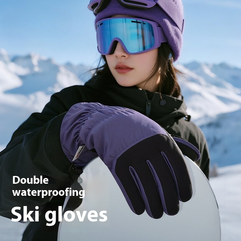 New Winter Thermal Gloves Skii - Snow Glove Insulated ulasan dan harga