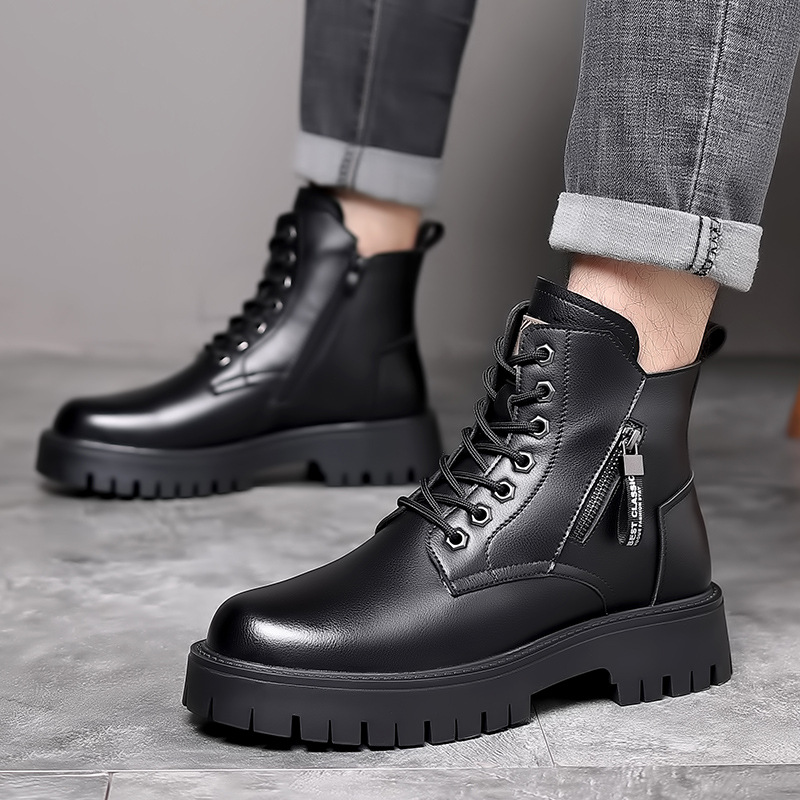 Men Classic Genuine Leather Bo - Waterproof Winter Boot ulasan dan harga