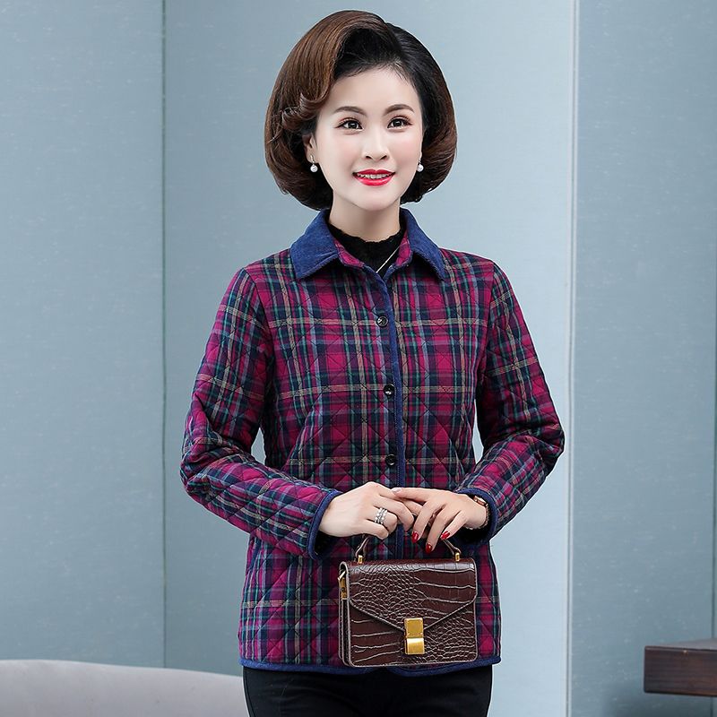 Autumn Winter Plaid Cotton Shi - Flannel Shirt Lined ulasan dan harga