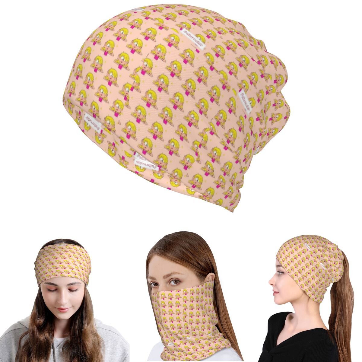 Lizzie Mcguire Cartoon Bandana - Knit Beanie Hat Warm ulasan dan harga