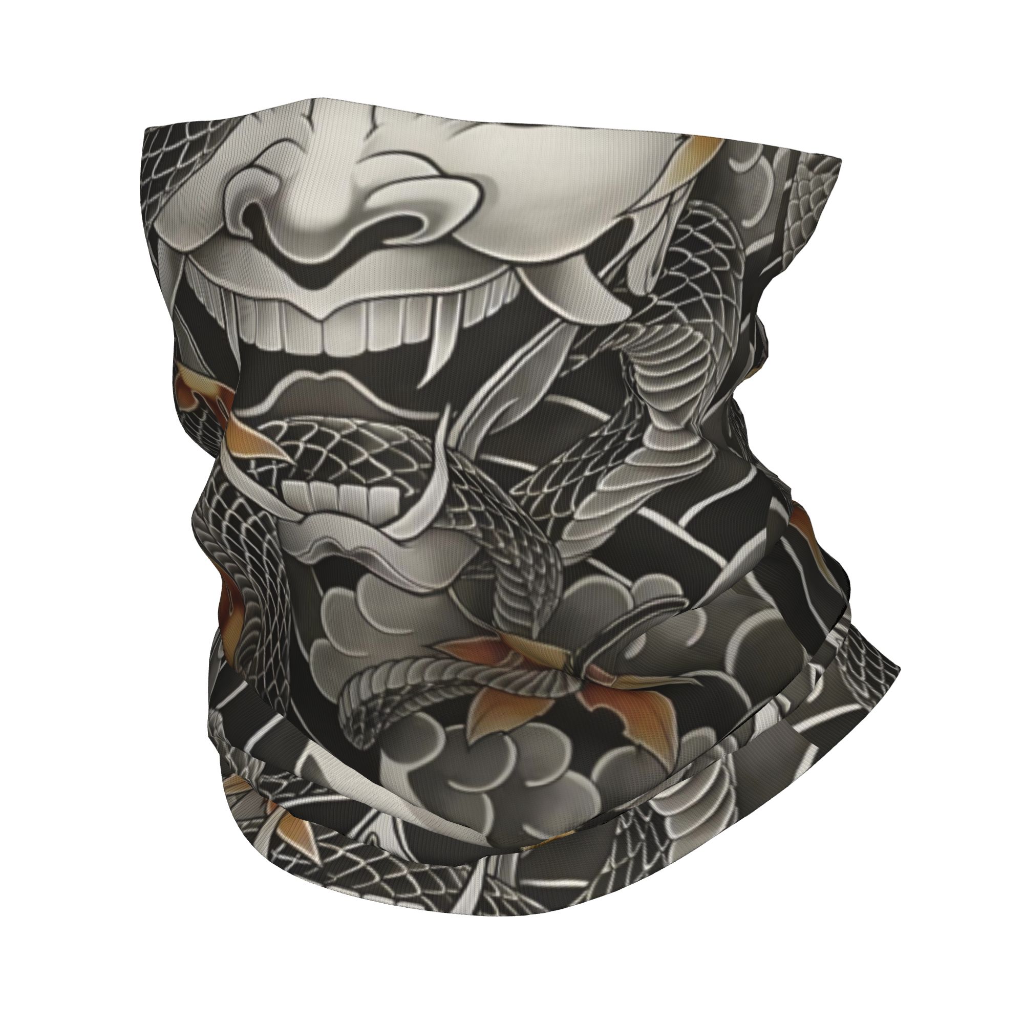 Custom Samurai Oni Demon Banda - Neck Gaiter Fleece ulasan dan harga