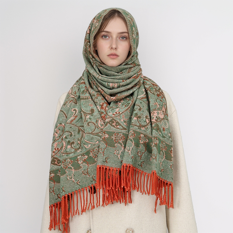 2024 Fashion Ethnic Style Wome - Cashmere Pashmina Wrap ulasan dan harga