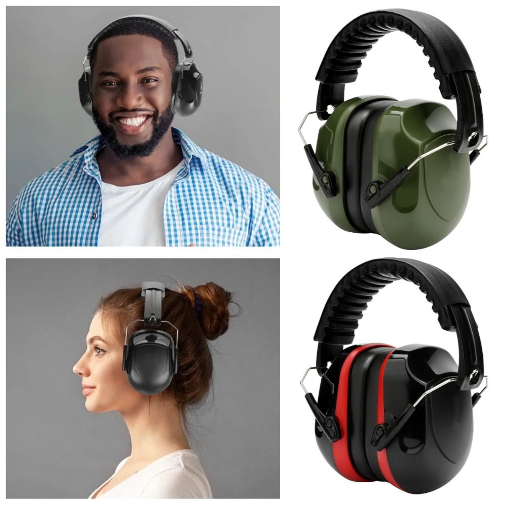 SNR-34dB Adjustable Head Earmu - Earmuffs Foldable ulasan dan harga