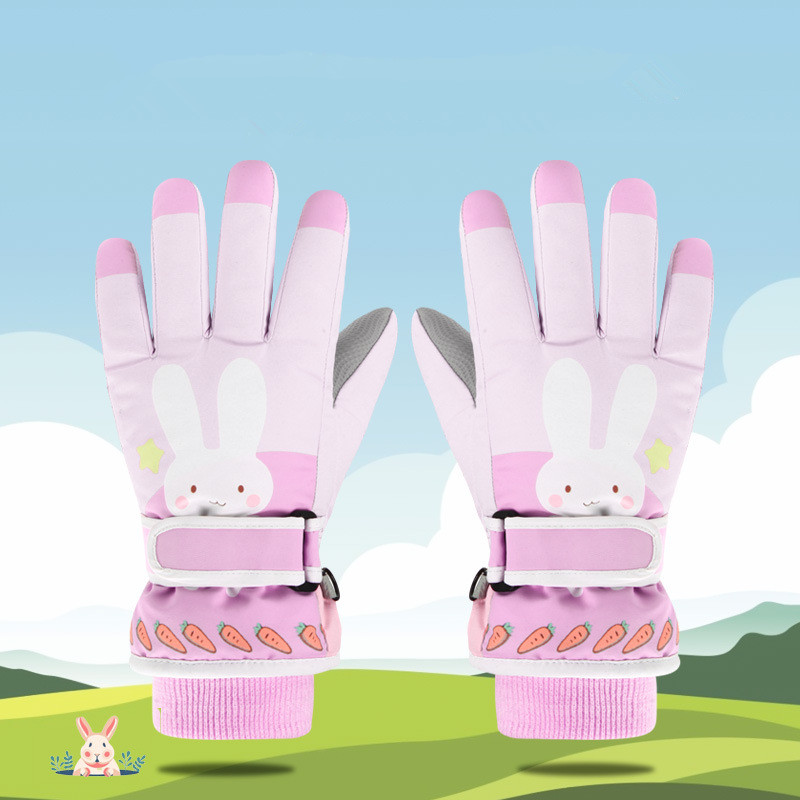 Kids Winter Snow Ski Gloves, W - Snow Glove Insulated ulasan dan harga