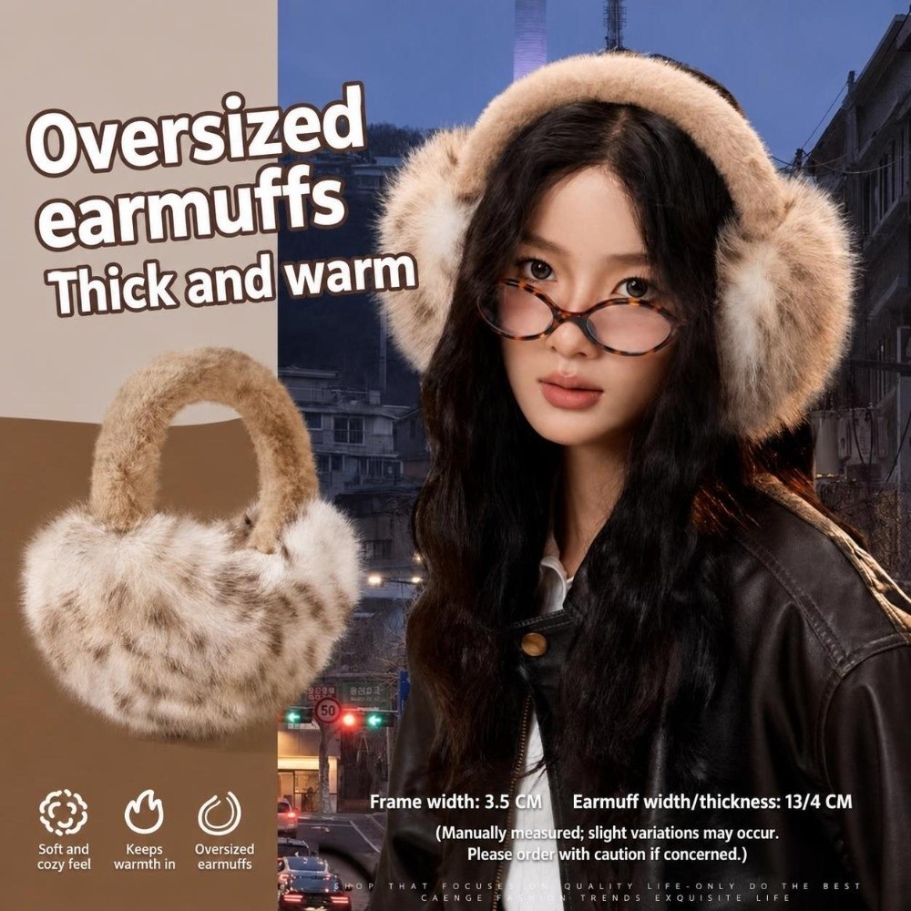 Windproof Faux Fur Earmuffs Sk - Earmuffs Foldable ulasan dan harga