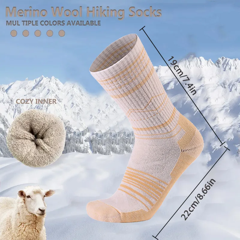 Merino Wool Boot Socks Thermal - Thermal Sock Wool ulasan dan harga