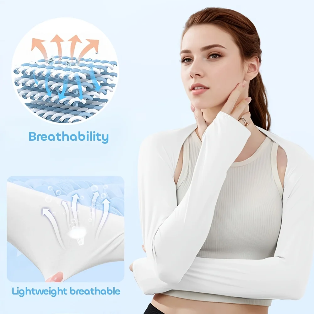 1pc Ice Silk UV Protection Arm - Shawl Wrap Winter ulasan dan harga
