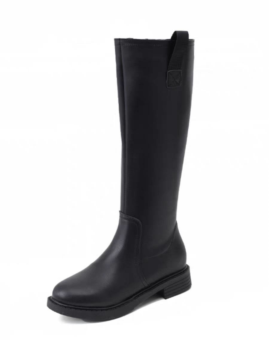 Autumn Winter Fleece-Lined Bla - Waterproof Winter Boot ulasan dan harga