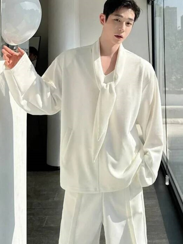 V Avant-Garde Men's Collar Hoo - Wool Scarf Men ulasan dan harga